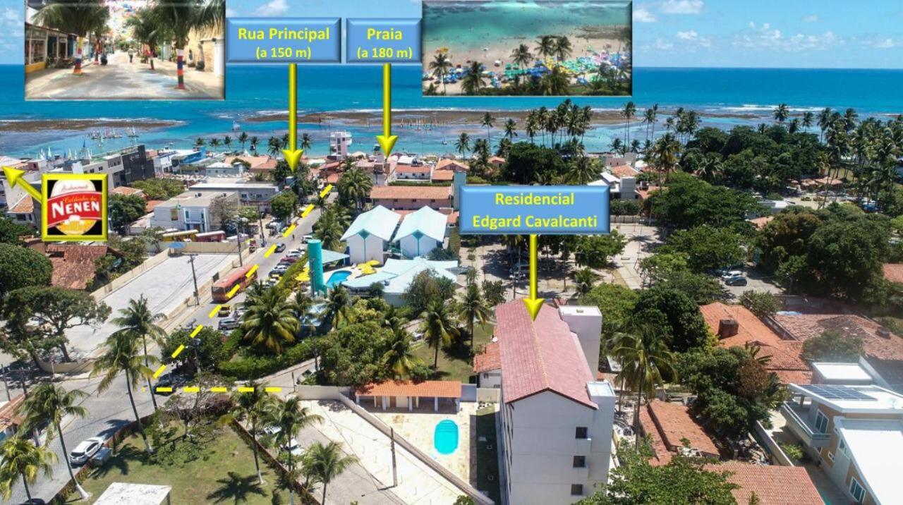 Flat Estudio A 150 Metros Da Praia De Pôrto das Galinhas Exteriör bild